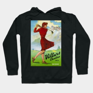 Villars - Chesières,Switzerland,Travel Poster Hoodie